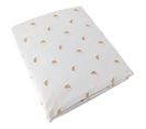 Housse De Couette 200x200 Cm Percale Coton Alex Marron Moka