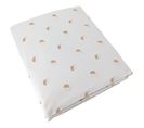 Housse De Couette 260x240 Cm Percale Coton Alex Marron Moka