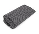 Drap Housse Imprimé 90x200 Cm Percale De Coton Asia Gris Anthracite Bonnet 30 Cm