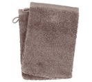 Lot De 2 Gants De Toilette 16x21 Cm Softy Taupe