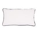 Housse De Coussin 30x60 Cm Montsegur Blanc