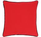 Housse De Coussin 50x50 Cm Montsegur Rouge Tomate