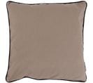 Housse De Coussin 55x55 Cm Montsegur Marron Tourterelle