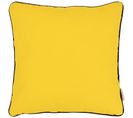 Housse De Coussin 40x40 Cm Montsegur Jaune Curcuma