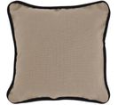 Housse De Coussin 20x20 Cm Montsegur Marron Tourterelle