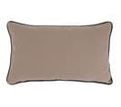 Housse De Coussin 30x50 Cm Montsegur Marron Tourterelle