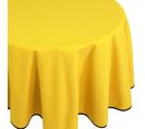 Nappe Ovale 180x350 Cm Diabolo Jaune Curcuma Traitement Teflon