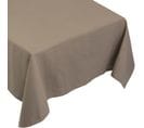 Nappe Rectangle 160x250 Cm Diabolo Marron Tourterelle Traitement Teflon