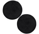 Lot De 2 Set De Table Rond 38 Cm Diabolo Noir Traitement Teflon