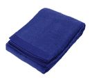 Drap De Bain 100x150 Cm Coton Peigné Alba Bleu Moyen