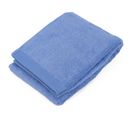 Drap De Bain 100x150 Cm Coton Peigné Alba Bleu Mer