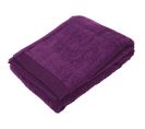 Drap De Bain 100x150 Cm Coton Peigné Alba Violet