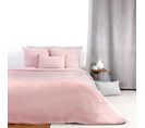 Parure De Lit 260x240 Cm Double Gaze De Coton Gazgaz Rose 3 Pièces