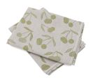 Lot De 2 Torchons De Cuisine Toile 50x70 Cm Coton Bing Vert