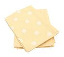 Lot De 2 Torchons De Cuisine Toile 50x70 Cm Coton Spot Ii Jaune