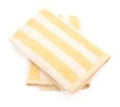 Lot De 2 Torchons De Cuisine Éponge 50x50 Cm Coton Pat Ii Jaune