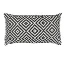 Housse De Coussin 30x50 Cm Panama Noir