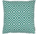 Housse De Coussin 55x55 Cm Panama Vert Emeraude