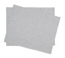 Lot De 2 Sets De Table 35x45 Cm Unico Gris