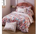 Parure De Lit 140x200 Cm Coton Perroquet Multicolore Salsa 2 Pièces