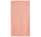 Drap De Plage Fouta En Coton Et Éponge 100x180 Cm Sofia Orange