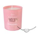 Bougie Parfumée Fleurs De Printemps Marbella Rose + Bracelet Surprise