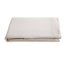 Drap Plat Uni 270x300 Cm 100% Lin Lavé Sonate Blanc Naturel