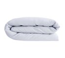 Housse De Couette 260x240 Cm Lin Lavé Sonate Blanc Neige