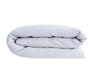 Housse De Couette 280x240 Cm Lin Lavé Sonate Blanc Neige