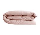 Housse De Couette 200x200 Cm Petit Lit Double Lin Lavé Sonate Rose