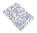 Drap Plat Imprimé 180x290 Cm En 100% Percale De Coton Lison Gris