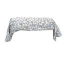 Taie De Traversin 140x43 Cm En Percale Coton Lison Gris