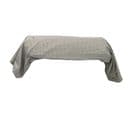 Taie De Traversin 240x43 Cm Percale Coton Longues Fibres Gabin Marron