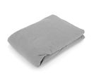 Drap Housse Flanelle Unie 90x190 Cm Coton Wales Gris Souris