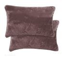 Housse De Coussin 40x60 Gipsy En Velours De Polyester Piquage Points Brodés Bison