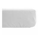 Drap Housse Uni 200x200 Cm 100% Percale De Coton Manoir Blanc Neige Bonnet 40