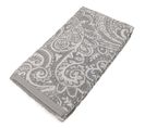 Drap De Douche Coton 70x140 Cm Motif Mandala Collection Plenty Gris