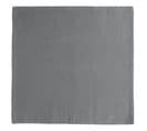 Lot De 6 Serviettes De Table 45x45 Cm Collection Yuco Coton Gris Acier