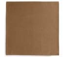 Lot De 6 Serviettes De Table 40x40 Cm Collection Mattis Marron Cognac