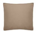 Taie D'oreiller 65x65 Cm Mousseline De Coton Milos Marron Camel