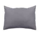 Taie D'oreiller Lin Et Coton 50x70 Cm Collection Opera Gris Brume