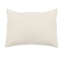 Taie D'oreiller Lin Et Coton 50x70 Cm Collection Opera Beige Ivoire