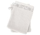 Lot De 2 Gants De Toilette 16x21 Cm Dry Vine Coton Beige