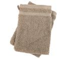 Lot De 2 Gants De Toilette 16x21 Cm Efficience Pure Marron Roble