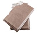 Lot De 2 Torchons De Cuisine Pur Coton 50x50 Cm Grilluxe Beige