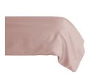 Taie De Traversin 43x190 Cm Percale De Coton Manoir Rose Rose