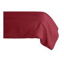 Taie De Traversin 43x190 Cm Percale De Coton Manoir Rouge Carmin