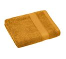 Serviette De Toilette Coton 550g/m2 50x90 Cm Collection Naïa Jaune Curry