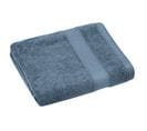 Serviette De Toilette Coton 550g/m2 50x90 Cm Collection Naïa Bleu Orage