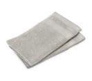 Lot De 2 Serviettes Invité Coton 550g/m2 30x50cm Collection Naïa Gris Craie